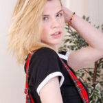 Redheaded teen in a plaid outfit Crystal Maiden gets an anal fuck and a facial